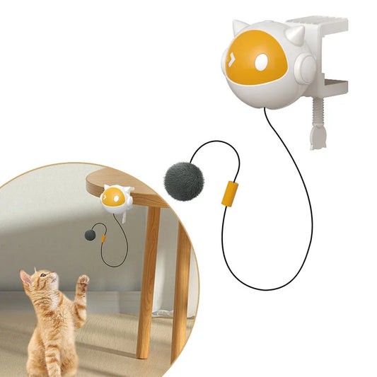 New Interactive Cat Toys Electric Cat Balls Pet Toys Can Be Raised and Lowered Hair Balls Self-hilarious Electric Cat Balls Toys