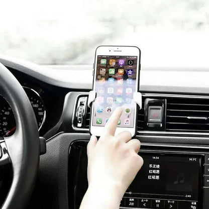 Universal Car Mobile Phone Bracket Air Vent Mount Clip Car Cellphone Holder For 4.0-7 Inch Phones Air Outlet Navigation Bracket