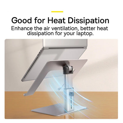 Baseus Laptop Stand for Macbook Air Pro Foldable Aluminum Vertical Notebook Stand Scalable Adjustable Support Tablet Kickstand